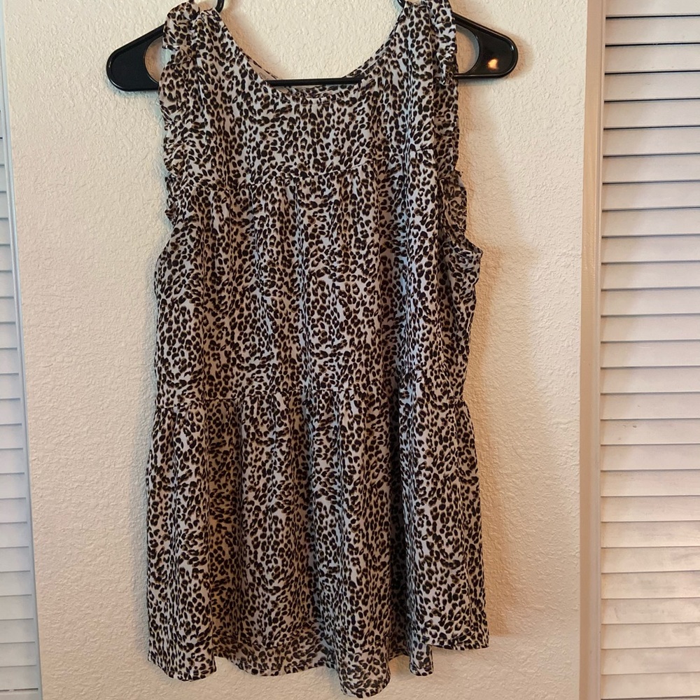 Animal Print Blouse
